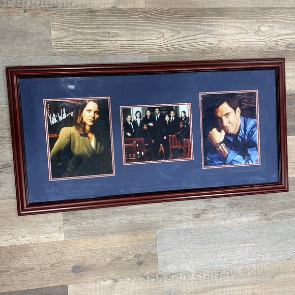 2 Signed Dylan McDermott Kelli Williams Autographs The Practice TV Show Actors - Picture 1 of 6
